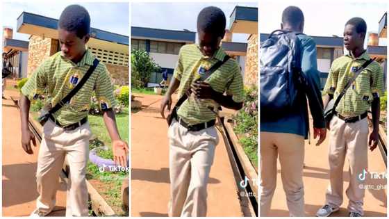 ATTC student shows amazing dance moves on campus, his mates gather around him in awe, video trends