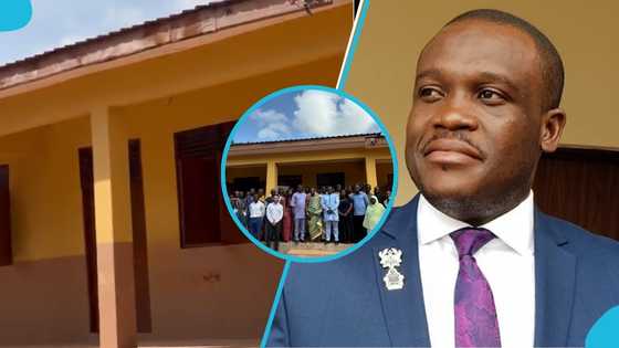 Sam George’s Dzata Foundation commissions classroom block in Afienya