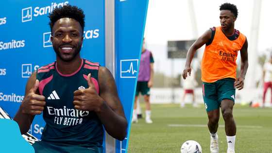 Vinicius Jr marks Real Madrid return with brilliant goal in training (Video)