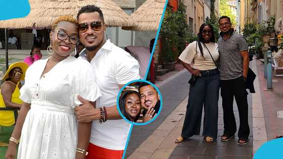 Van Vicker flaunts wife Adjoa aboard billion-euro cruise ship on their wedding anniversary
