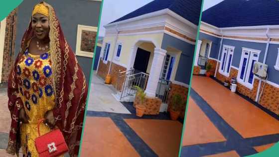 Nigerian woman completes her third mansion, video stuns viewers online