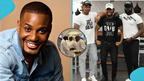 " They represented well": IK and Yomi wear matching outfits to Alexx Ekubo’s all-white memorial