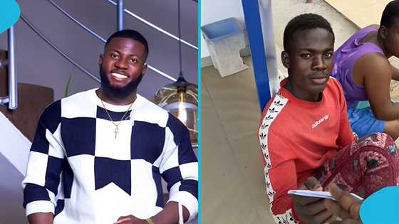 Kind-hearted Ghanaian man shows love to a young hustler