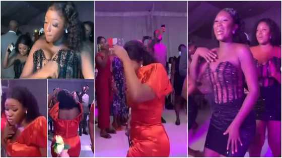 Bridemaids go viral after displaying 'unseen' outfit-switching stunt in eye-popping video