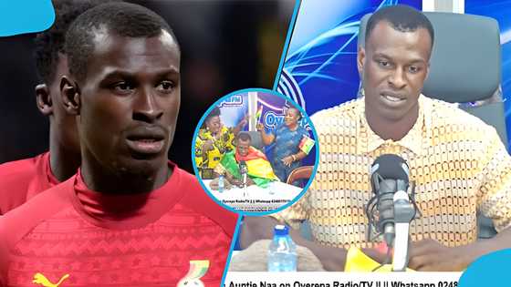 Edwin Gyimah gets emotional as Auntie Naa's team hands over his Obuasi house's keys to him, video