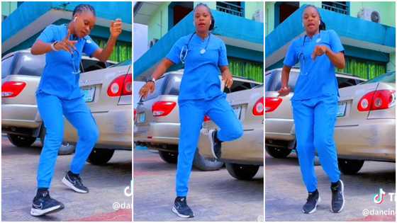 Pretty nurse with super energy shows off adorable moves in cute TikTok video, wows people: "Superstar"