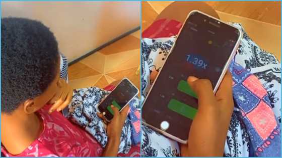 Video of Ghanaian girl playing Aviator during worship session in church trends, peeps react