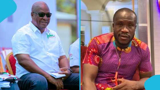 "Your videos make me laugh": President Mahama lauds Akabenezer for his creativity and humorous skits