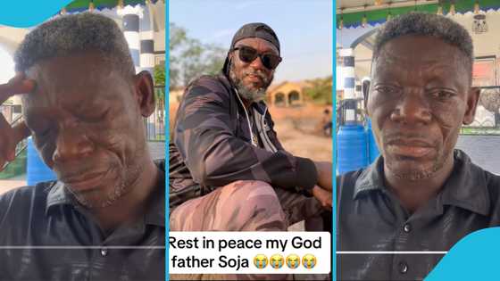 Agya Koo grieves after his Tete Mmofra musical band member passes away, video