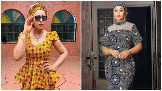 5 times Regina Daniels inspired Ghanaian celebrities with her splendid African print dresses and designer bags