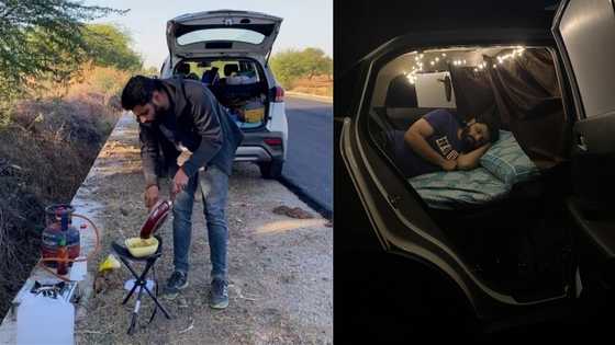 Wanderlust: Couple drives across India, living in car and showering at petrol stations
