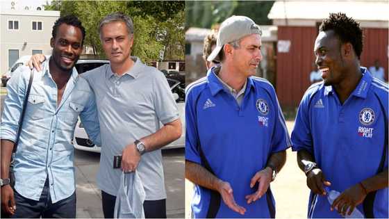 I love Ghana - Jose Mourinho says as Michael Essien shares their old photo
