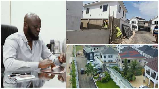 Ghanaian man builds 114 houses as a real estate developer despite growing up as a poor village boy