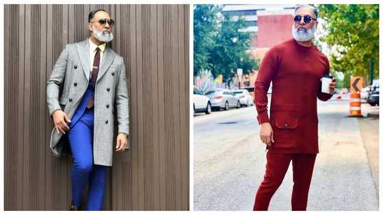 Silver fox Irvin Randle: 6 exquisite photos of the handsome grandad whose looks defy age