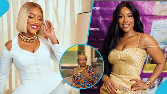 Joselyn Dumas looks ethereal in colourful kente ensemble to celebrate Ghana month