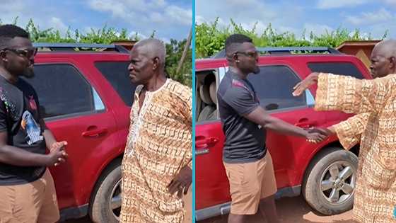 GH social media influencer meets the SHS headmaster who enrolled him without taking admission fee