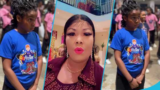 Agradaa's daughter's striking resemblance with her in video wins hearts