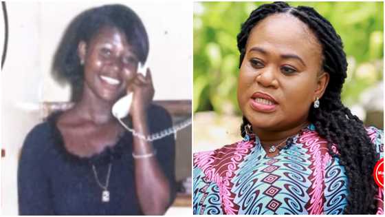 Afia Asamani: Atinka Media presenter recounts hard times in video: “I used to pound fufu for people”