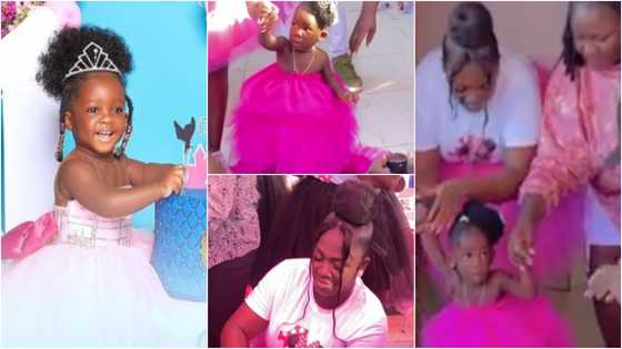 Tracey Boakye celebrates first daughter Nhyira's 1 year with lavish b'day party; videos emerge