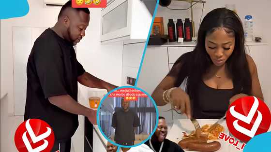 Medikal prepares breakfast for Eazzy in viral video, fans praise his humility