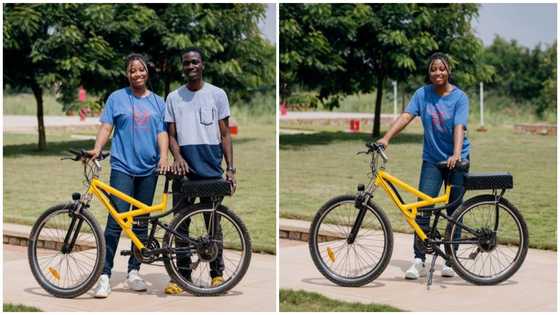 Two graduates of Academic City University College build electric bicycle, video melts hearts