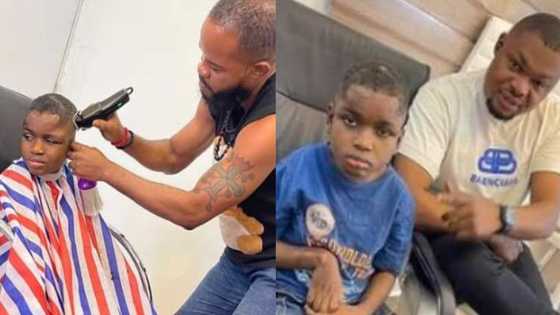 Kind man finds boy abandoned in a forest with hands-tied, cares for him & shares the lad's new look