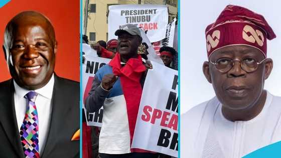 Protest at Nigerian High Commission: Group petitions Tinubu over attacks on Sam Jonah's firms