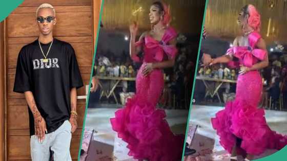 "He looks stunning though, not gon lie": Video as James Brown attends actress Ekene Umenwa's wedding