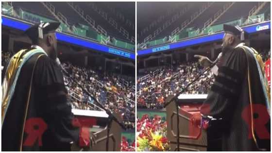 High school principal sings Whitney Houston's I Will Always Love You beautifully to his graduating students