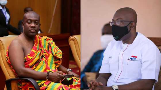 Man says Kojo Oppong Nkrumah is sleeping with a woman at his ministry; See his reaction