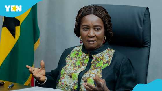 Vice President Naana Jane Opoku-Agyemang returns to Ghana after health scare