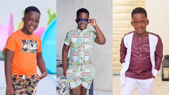 Tracey Boakye's son shows off swag on the streets of Amsterdam in adorable photos