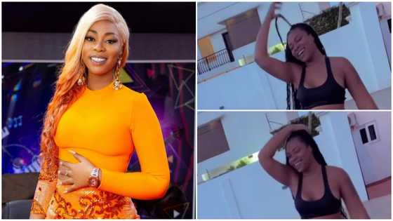 Michy boasts about having fine curves, shows off in a tube and pant: "See Body"