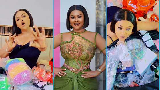 McBrown flaunts bags full of items from her Dubai shopper, video awes many