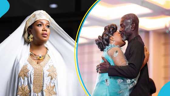 Mzbel and Kofi Amoabeng link up at NDC event, hug in loved-up photos