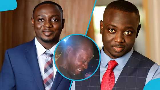 Obuasi East NDC Chairman breaks down in tears at night vigil for Samuel Aboagye and helicopter crash victims
