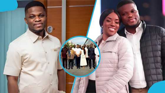 Sammy Gyamfi steps out for donation exercise with his pretty wife on his 37th birthday, video stirs reactions