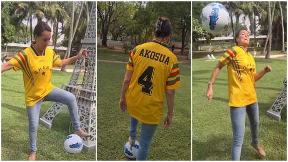 Eagles never reach stars - France Ambassador supports Black Stars, shows footballing skills in new video