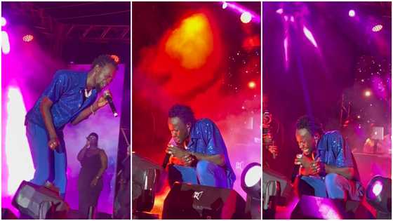 Black Sherif Concert: Young Musician Almost Wept On Stage Wile Performing Paradise