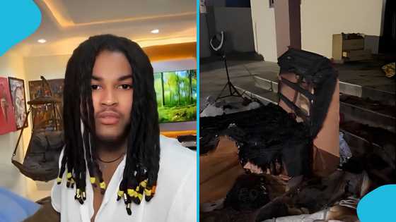 Fel Ronan: Ghanaian TikToker speaks after his $200k house was razed by fire: “Everything is burnt”