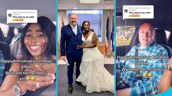 "Be nice, congratulate me": Kwaku Manu's ex-wife Naa Okailey tells fans on her first wedding anniversary