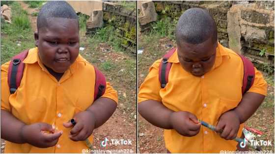 TikTok video of young Ghanaian kid lamenting about his unpaid school fees goes viral: "Where can I find him?"