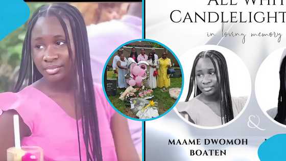 Maame Dwomoh: East Legon Accident victim's family visits grave to mark daughter's 13th birthday