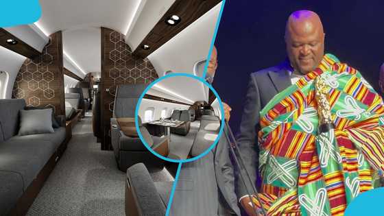 A look inside the beautiful interior of Ibrahim Mahama's Bombardier Global 6500 jet