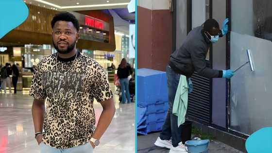 TikToker reacts to Ghanaian PhD holder turned cleaner in Europe, video sparks debate