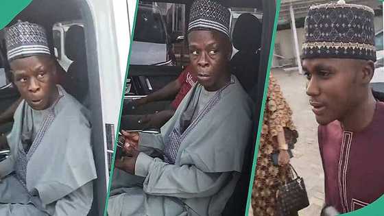 Nigerian man who bought expensive G-Wagon slaps son for touching his car, video trends online