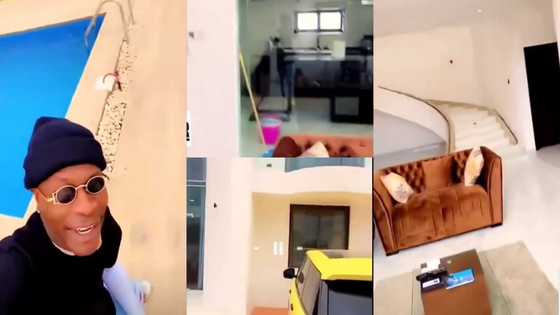 I got another pool and they gon' cry - Shatta Wale screams as he shows off his latest mansion in new video