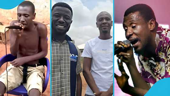Kwaku Manu visits Okomfour in rehab, caregiver gets emotional as she talks about the rapper