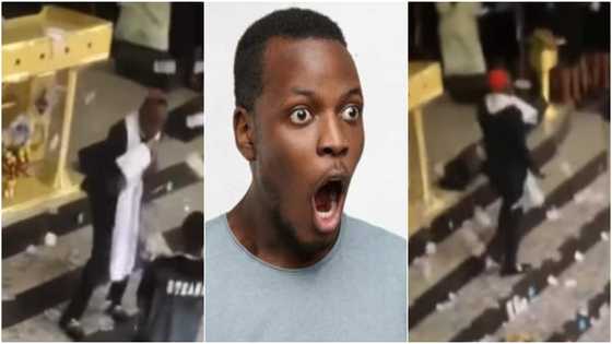 Choir sings Dorime as money Rains on pastor doing amazing legwork in video