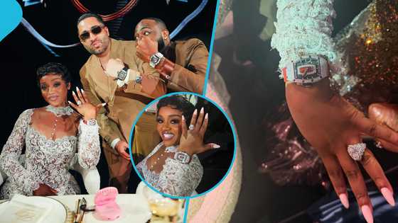 Davido gifts Chioma a $300k Richard Mille diamond watch at Miami wedding, videos trend